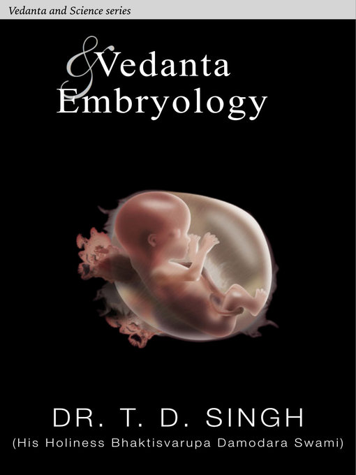 Title details for Vedanta & Embryology by Dr. T. D. Singh - Available